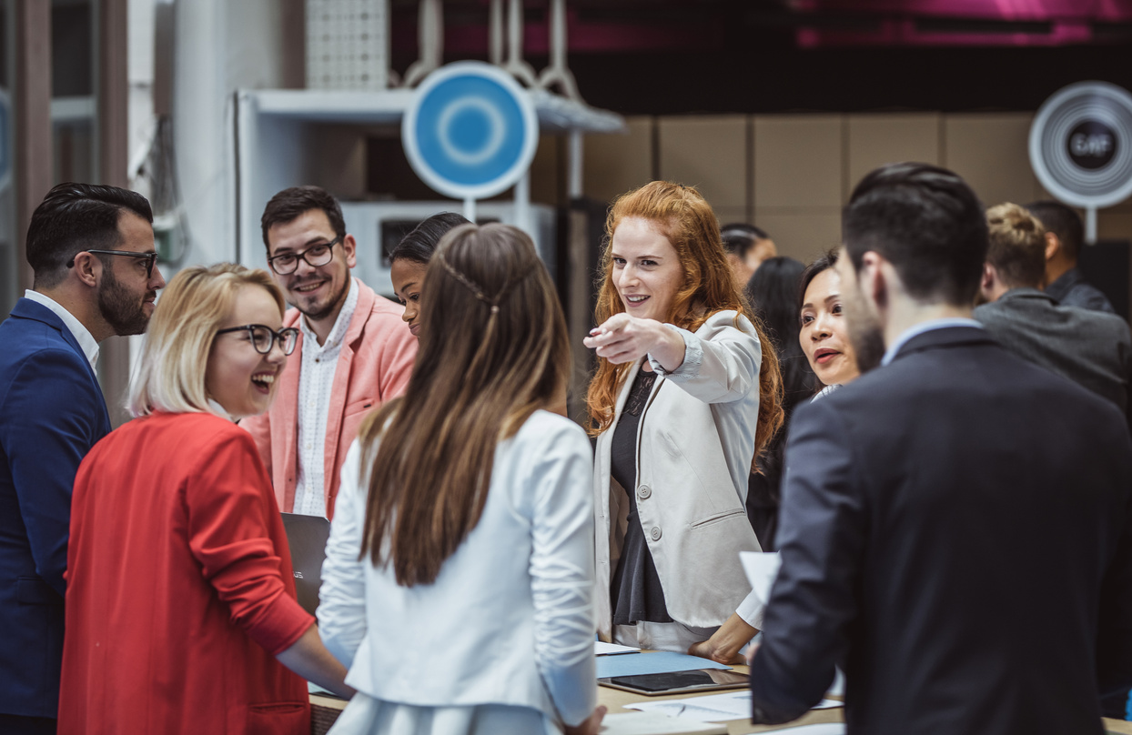 Business People at a Conference Event